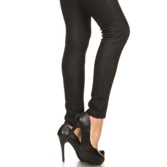 HP - Black Faded Out 5-Pocket Skinny Jeggings - Picture 6 of 9